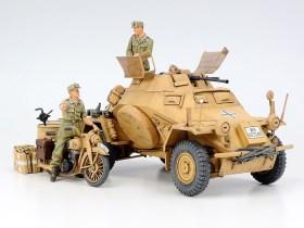 1/35 GERMAN ARMORED CAR Sd.Kfz.222 "NORTH AFRICAN CAMPAIGN" by Tamiya