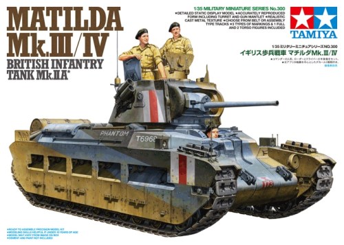 1/35 MATILDA Mk.III/IV BRITISH INFANTRY TANK Mk.II A by Tamiya