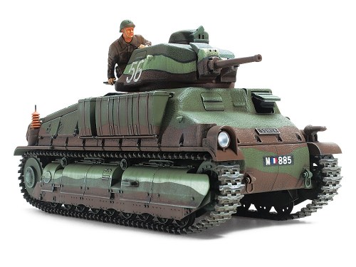 1/35 FRENCH MEDIUM TANK SOMUA S35 by Tamiya