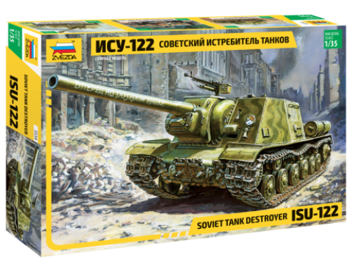 Sovient tank destroyer ISU-122 by Zvezda