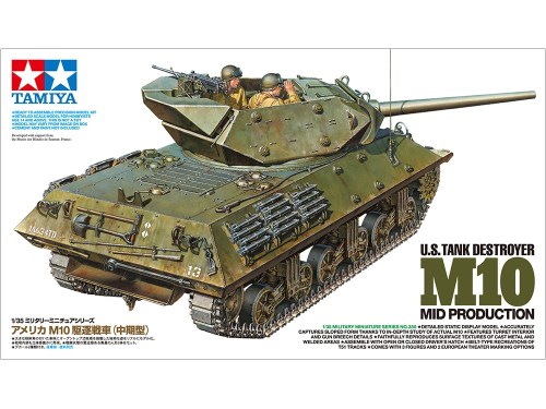 1/35 U.S. TANK DESTROYER M10 (MID PRODUCTION) by Tamiya