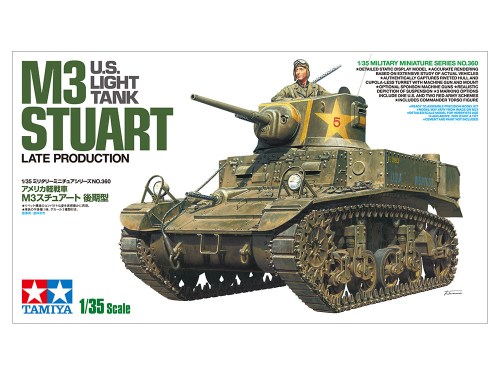 1/35 U.S. LIGHT TANK M3 STUART LATE PRODUCTION by Tamiya