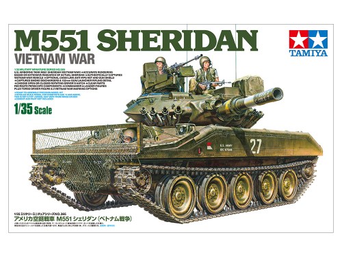 1/35 U.S. AIRBORNE TANK M551 SHERIDAN (VIETNAM WAR) by Tamiya