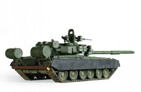 Russian main battle tank with ERA T-80BV by Zvezda