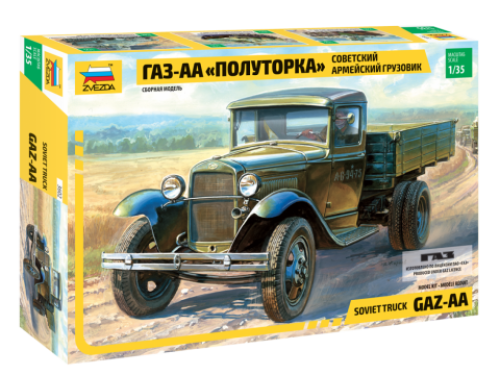 Soviet army truck Gaz-AA by Zvezda