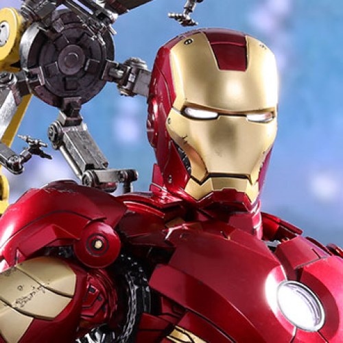 hot toys iron man suit up gantry
