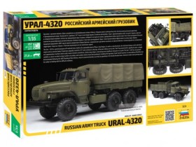 Russian army truck Ural-4320 by Zvezda