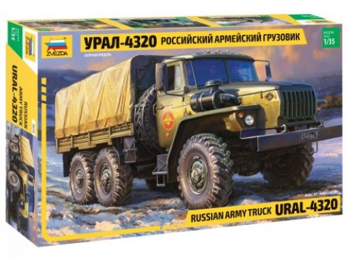 Russian army truck Ural-4320 by Zvezda