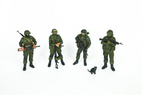 Modern russian infantry "Polite People" by Zvezda