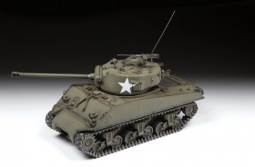 US medium tank M4A3 (76) W "SHERMAN" by Zvezda