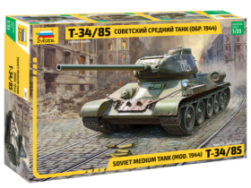 Soviet medium tank T-34/85 by Zvezda