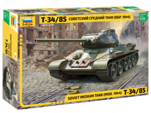 Soviet medium tank T-34/85 by Zvezda