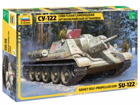 Soviet self-propelled gun Su-122 by Zvezda