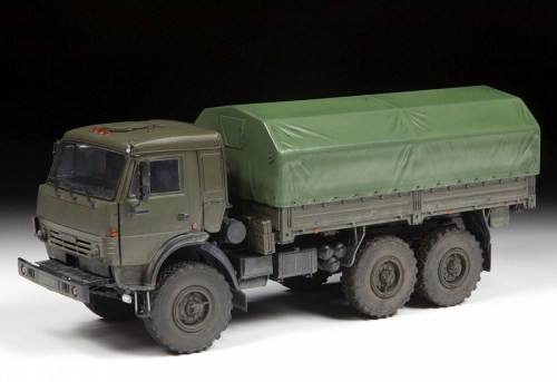 Russian three axle truck K-5350 "MUSTANG" by Zvezda