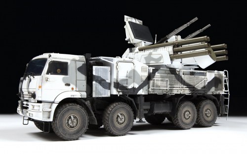 Russian self-propelled anti-aircraft system Pantsir-S1 "SA-22 Greyhound" by Zvezda