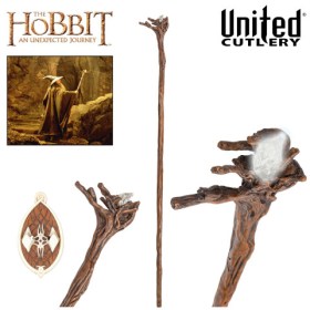 Illuminated Moria Staff of Gandalf Lord of the Rings 1/1 Scale Replica by United Cutlery