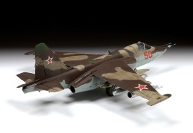 Soviet attack aircraft SU-25 «Frogfoot» by Zvezda