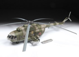 Soviet multipurpose helicopter MIL MI-8MT by Zvezda