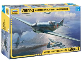 Soviet fighter LaGG-3 (series 66) by Zvezda