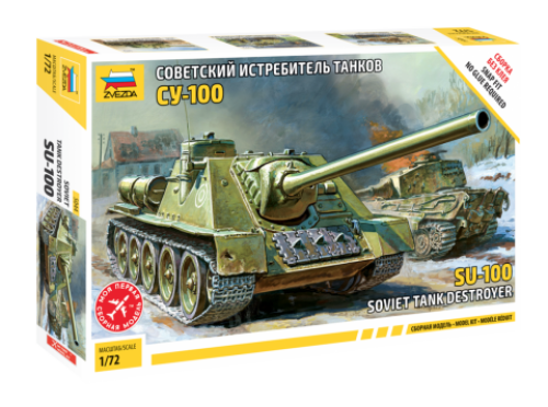 Soviet Self-propelled Gun SU-100 by Zvezda