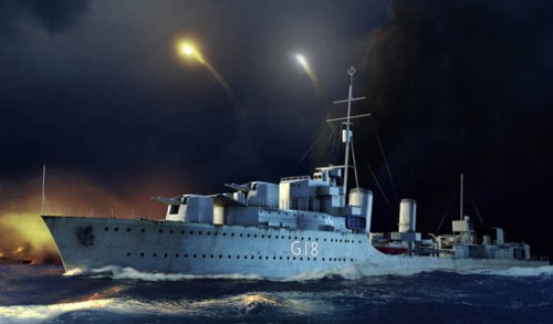 1/350 HMS Zulu Destroyer 1941 by Trumpeter