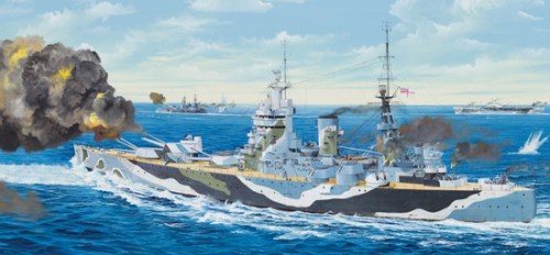 HMS Nelson 1944 by Trumpeter