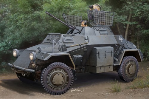 German Sd.Kfz.222 Leichter Panzerspahwagen (1st Series) by Hobby Boss