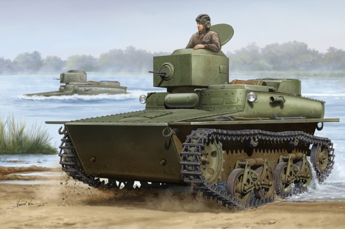 Soviet T-37 Amphibious Light Tank Early by Hobby Boss