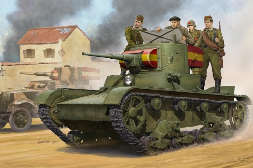 Soviet T-26 Light Infantry Tank Mod.1935 by Hobby Boss