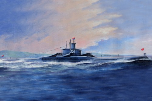 PLA Navy Type 033G Wuhan Class Submarine by Hobby Boss