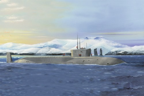 Russian Navy Project 955 Borei-Yuri Dolgoruky SSBN by Hobby Boss