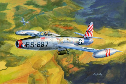 F-84E Thunderjet by Hobby Boss