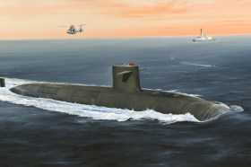 French Navy Le Triomphant SSBN by Hobby Boss