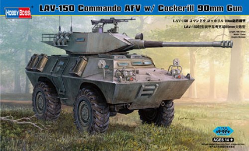 LAV-150 Commando AFV w/ Cockerill 90mm Gun by Hobby Boss