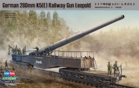 German 280mm K5(E) Railway Gun Leopold by Hobby Boss