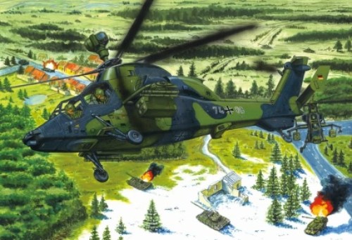 Eurocopter EC-665 Tiger UHT Attack helicopter by Hobby Boss