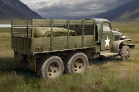 US GMC CCKW-352 Wood Cargo Truck by Hobby Boss