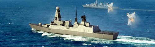 1/350 HMS Type 45 Destroyer by Trumpeter