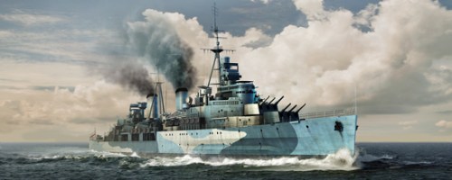 1/350 HMS Belfast 1942 by Trumpeter