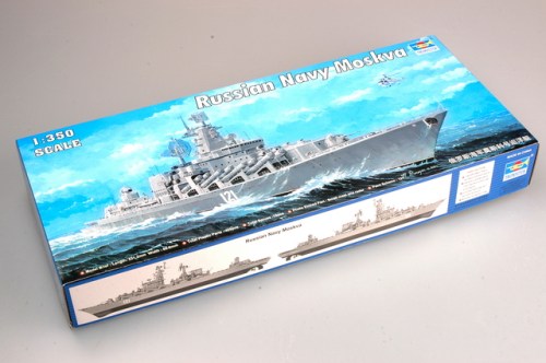 1/350 RUSSIAN NAVY MOSKVA by Trumpeter