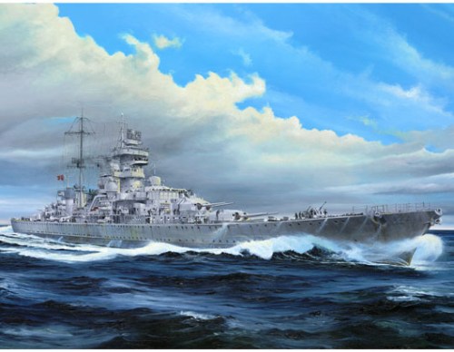 1/350 German cruiser Prinz Eugen 1945 by Trumpeter