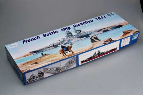 1/350 French battleship Richelieu by Trampeter