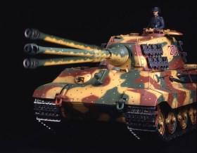 1/16 R/C GERMAN HEAVY TANK TYPE VI KING TIGER "PRODUCTION TURRET" FULL-OPTION COMPLETE KIT by Tamiya