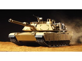 1/16 R/C U.S. MAIN BATTLE TANK M1A2 ABRAMS FULL-OPTION COMPLETE KIT by Tamiya