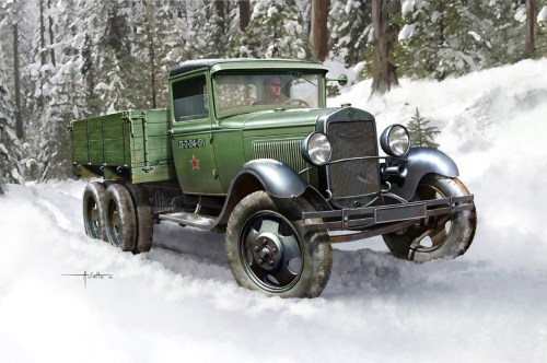 Soviet GAZ-AAA Cargo Truck by Hobby Boss