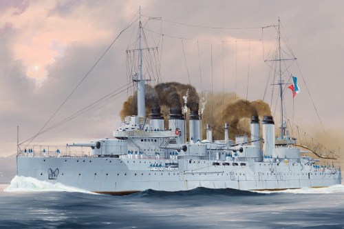 French Navy Pre-Dreadnought Battleship Danton by Hobby Boss