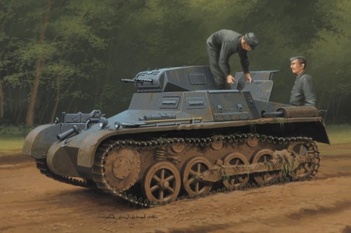 German Panzer 1Ausf A Sd.Kfz.101(Early/Late Version) by Hobby Boss