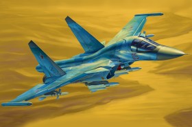 Russian Su-34 Fullback Fighter-Bomber by Hobby Boss