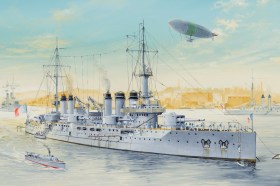 French Navy Pre-Dreadnought Battleship Voltaire by Hobby Boss