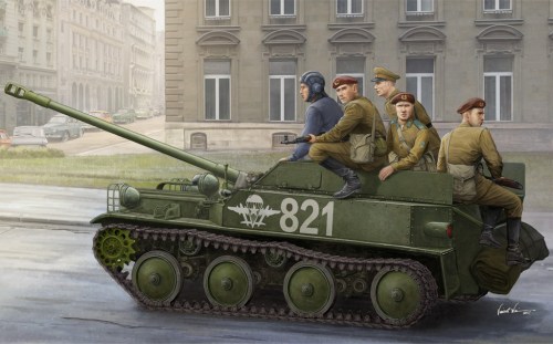 Russian ASU-57 Airborne Tank Destroyer by Hobby Boss